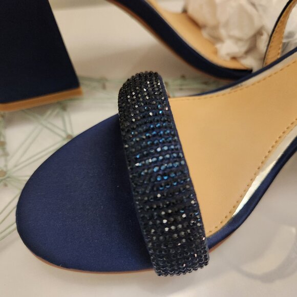 JEWEL BADGLEY MISCHKA Earlene Block Heel Sandals SZ 5.5. NIB - Picture 6 of 9